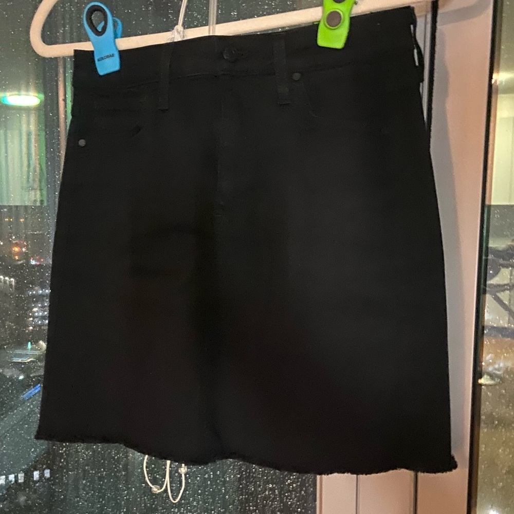 Just Black Denim Skirt